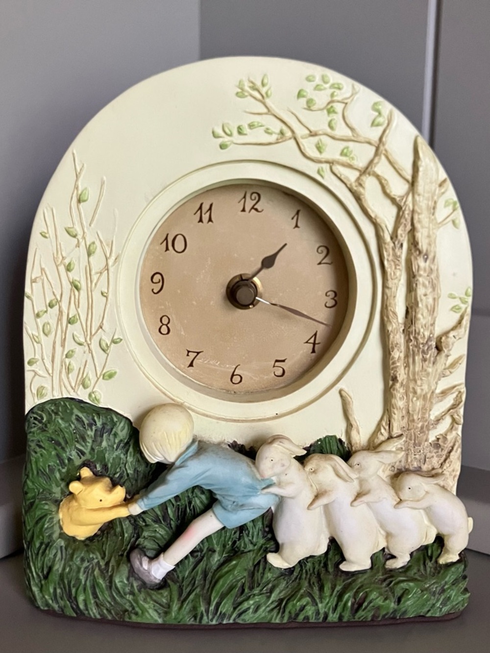 Vintage Winnie The Pooh Disney Charpente Clock Christopher Robin